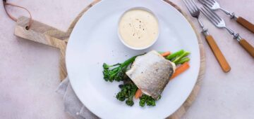 Paistettu siika hollandaise