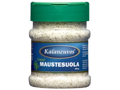 Kalaneuvos Graavimaustesuola 200 g
