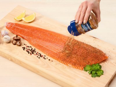 Uunikirjolohi, resepti RGB