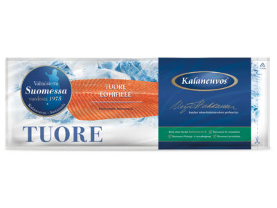 Kalaneuvos tuore lohifilee, pakattu