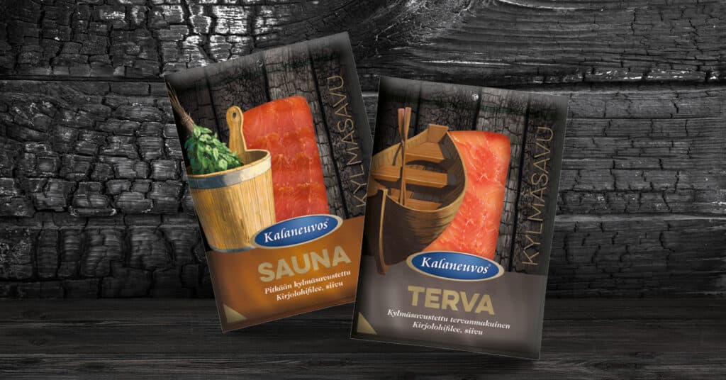 Sauna ja Terva - Kylmäsavustetut kirjolohisiivut