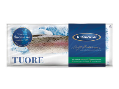 Kalaneuvos tuore kirjolohi, kokonainen