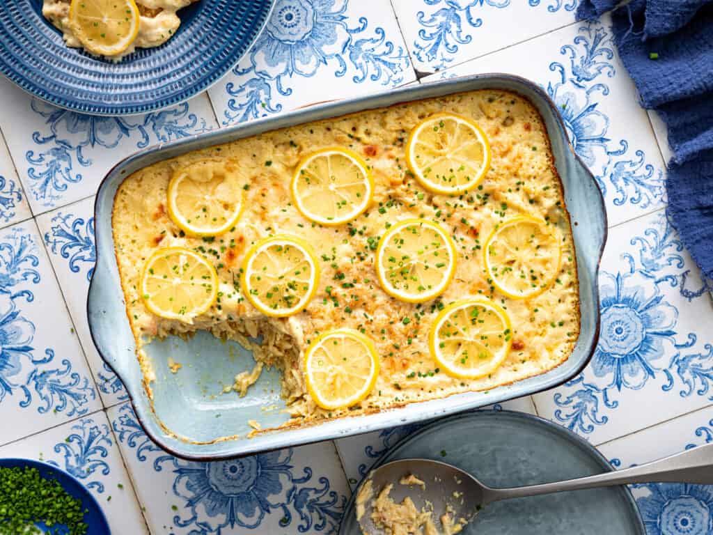 Sitruunainen uunikalapasta