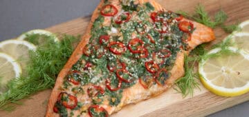 Grillilohi chimichurrilla