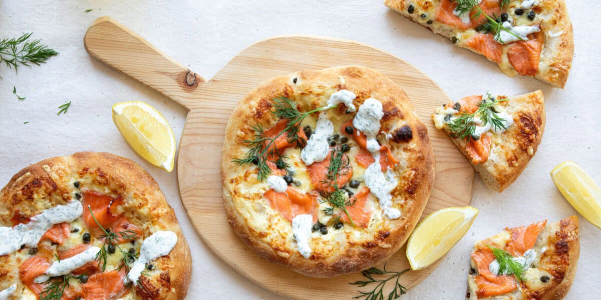 Kirjolohipekonipizza