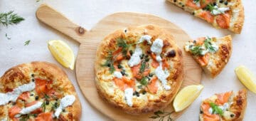 Kirjolohipekonipizza