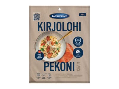 Kalaneuvos kirjolohipekoni, 100 g RGB